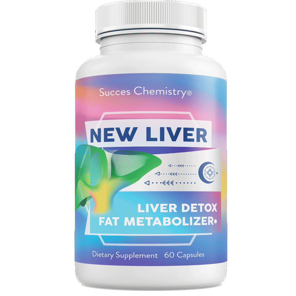 Liver Cleanse Pills with Detox Support Formula by Success Chemistry – Supports liver health with Milk Thistle, Dandelion Root, and Artichoke Extract. Contains 60 capsules.