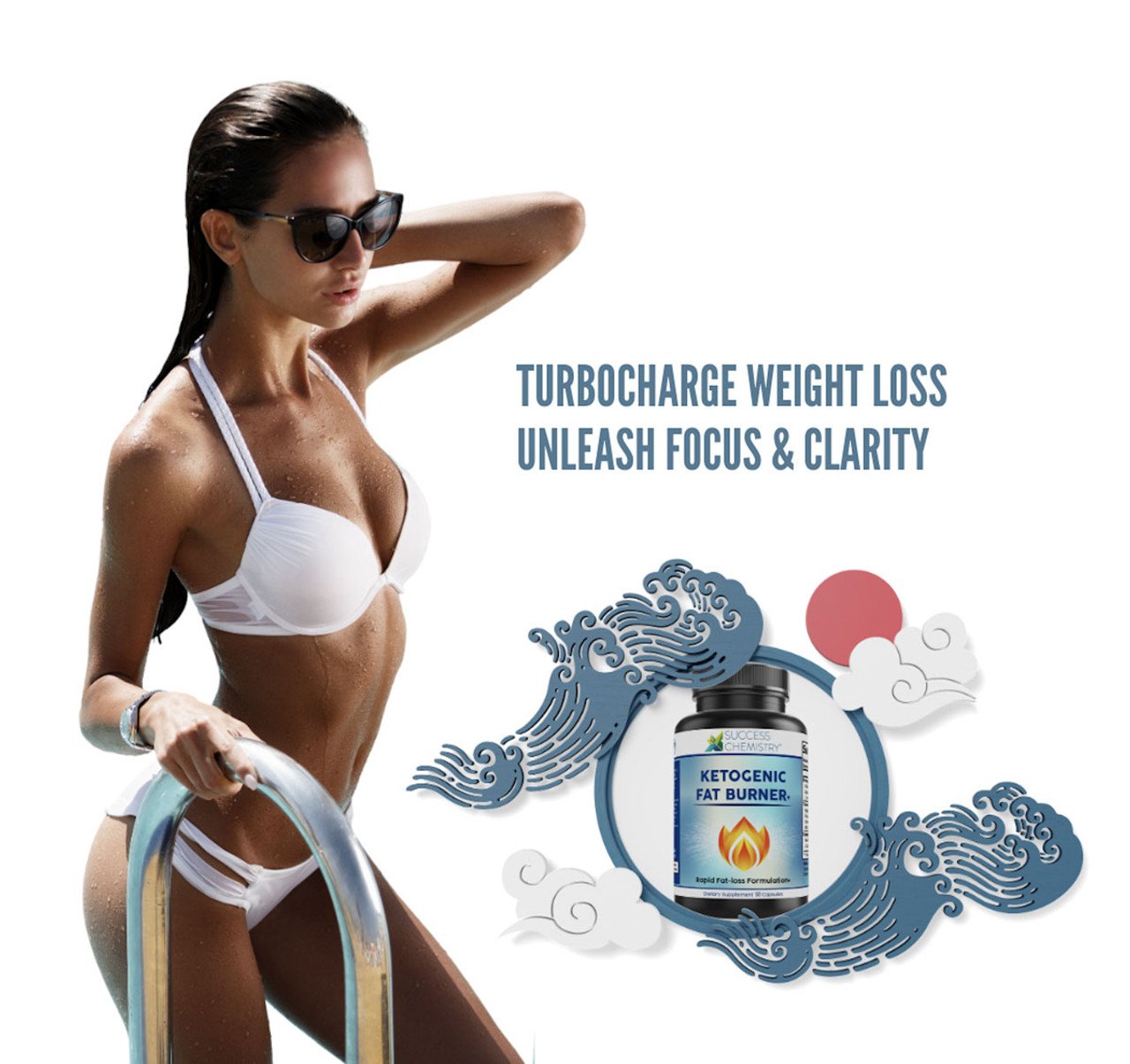 Keto Diet Pills - Advanced Ketosis Fat Burner & Weight Loss Supplement with Energy and Focus Blend - Caffeine, Raspberry Ketones, Yohimbe, and Green Tea Extract - 60 Capsules – image 4