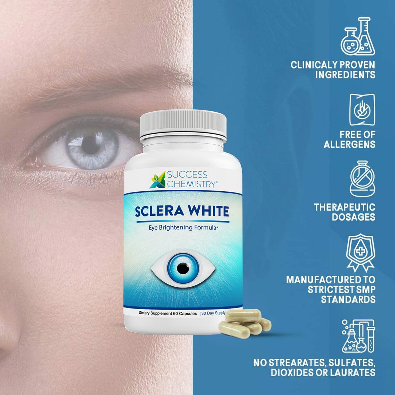 3 Bottle - BUNDLE DEAL - Sclera White | Eye-Whitening – image 6