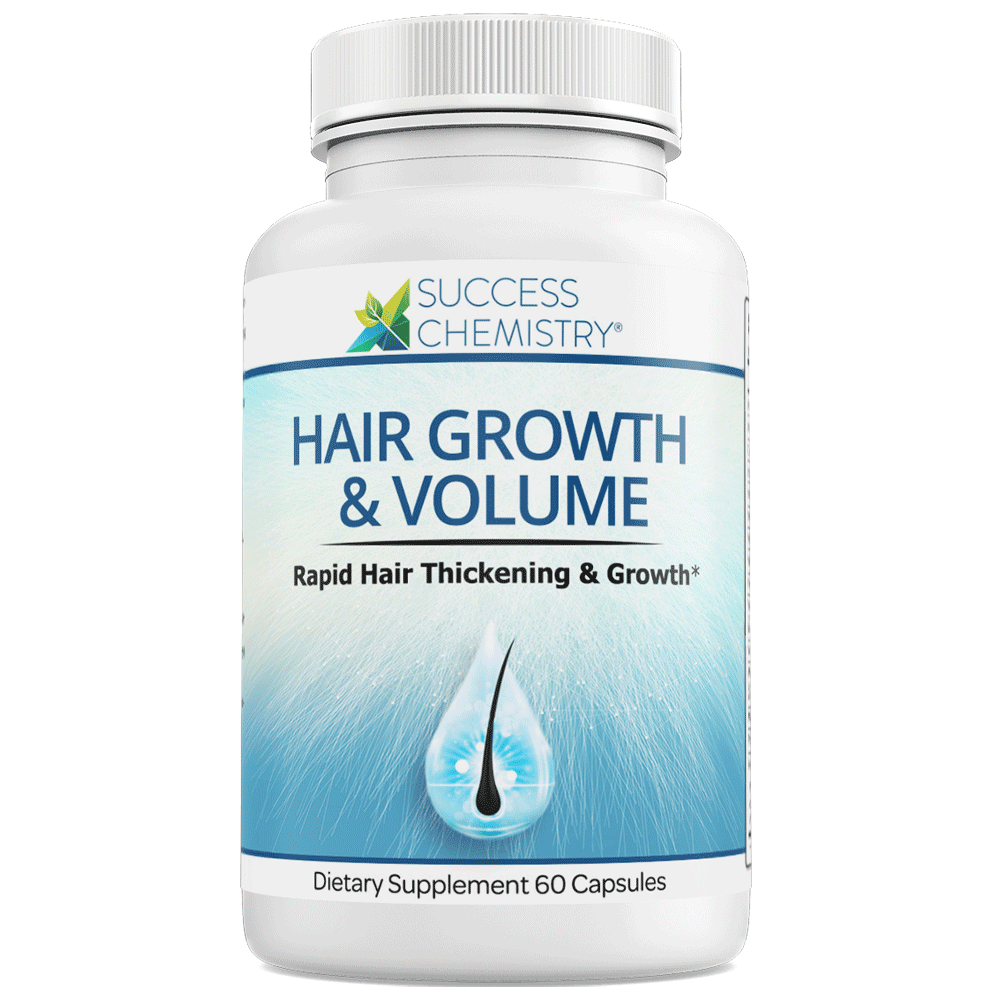 Hair Growth Supplement for Longer, Stronger, Healthier Hair by Success Chemistry - 60 Capsules – image 2