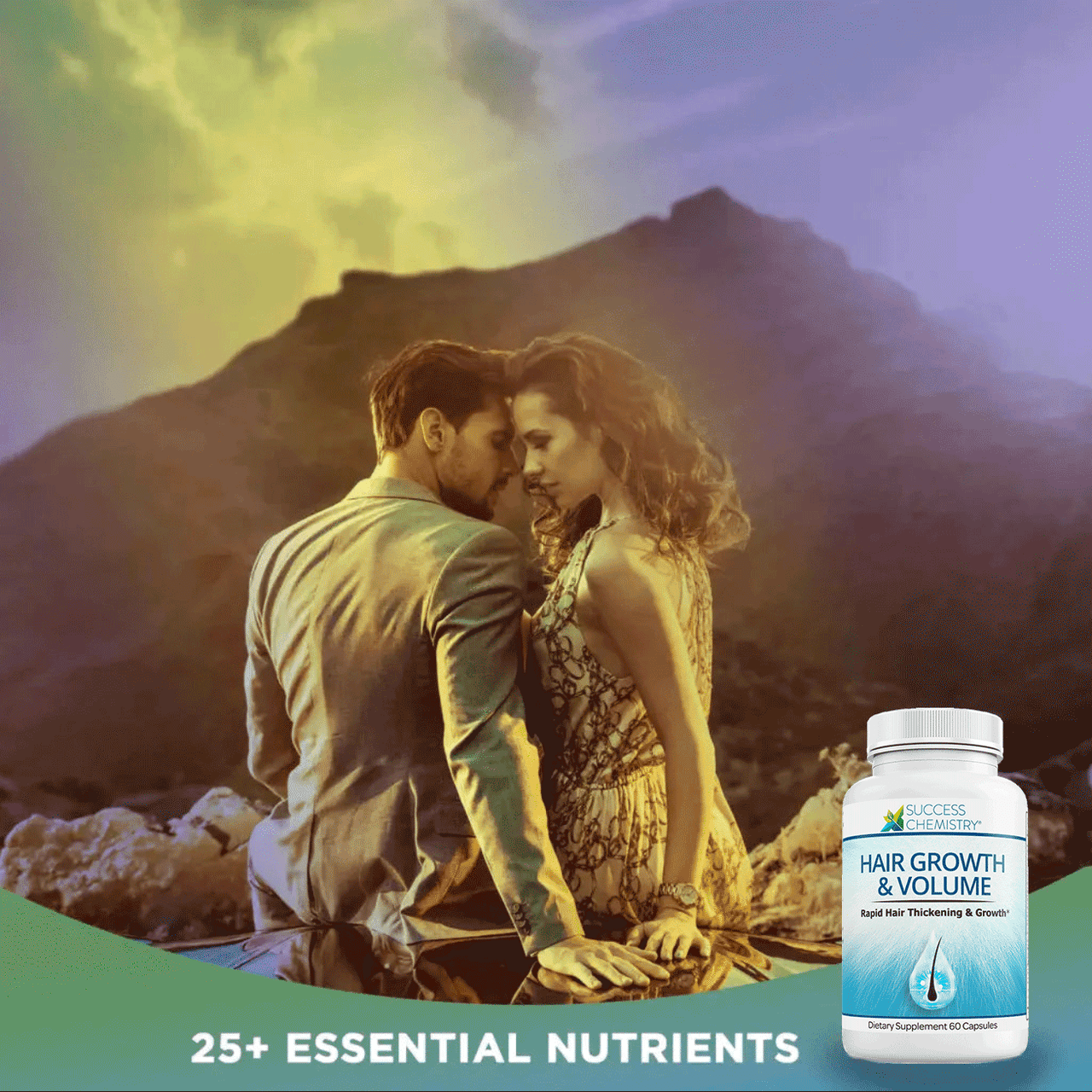 Hair Growth Supplement for Longer, Stronger, Healthier Hair by Success Chemistry - 60 Capsules – image 6