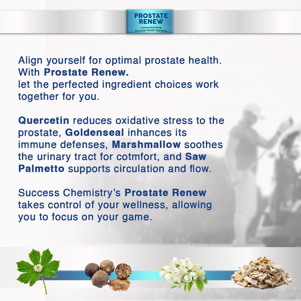 Success Chemistry® Prostate Renew - 2 pack! - Natural Prostate Supplement for Men with Saw Palmetto & Quercetin - Supports Urinary Flow, Reduces Nighttime Trips, Promotes Healthy Prostate - 60 Veggie Capsules – image 5