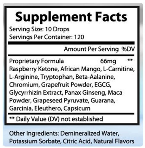 Skinny Bean African Mango Extract Drops - Ketogenic, Beauty Support, 2 fl oz – image 3
