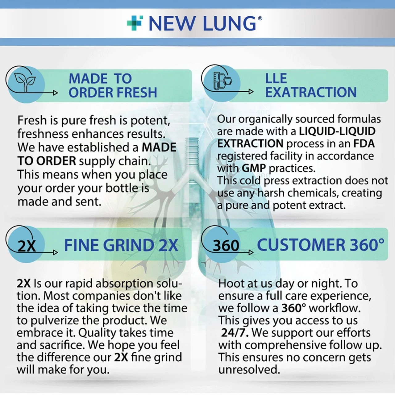 3 Bottle - BUNDLE DEAL - NEW LUNG - Lung Cleanse – image 6