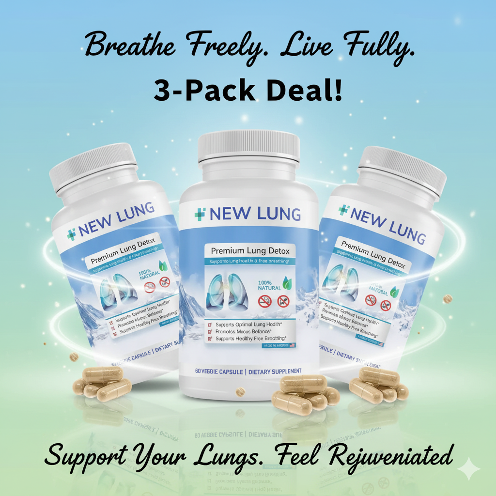 3 Bottle - BUNDLE DEAL - NEW LUNG - Lung Cleanse – image 7