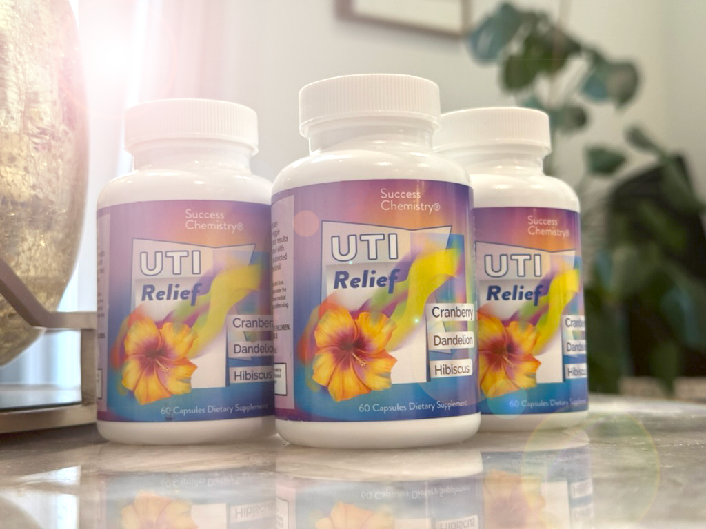 Success Chemistry UTI Relief 3-Pack - 60 Capsules Each - Natural D-Mannose & Cranberry Formula for Urinary Health Support - Vegan Cellulose Capsules - 3-Month Supply – image 2