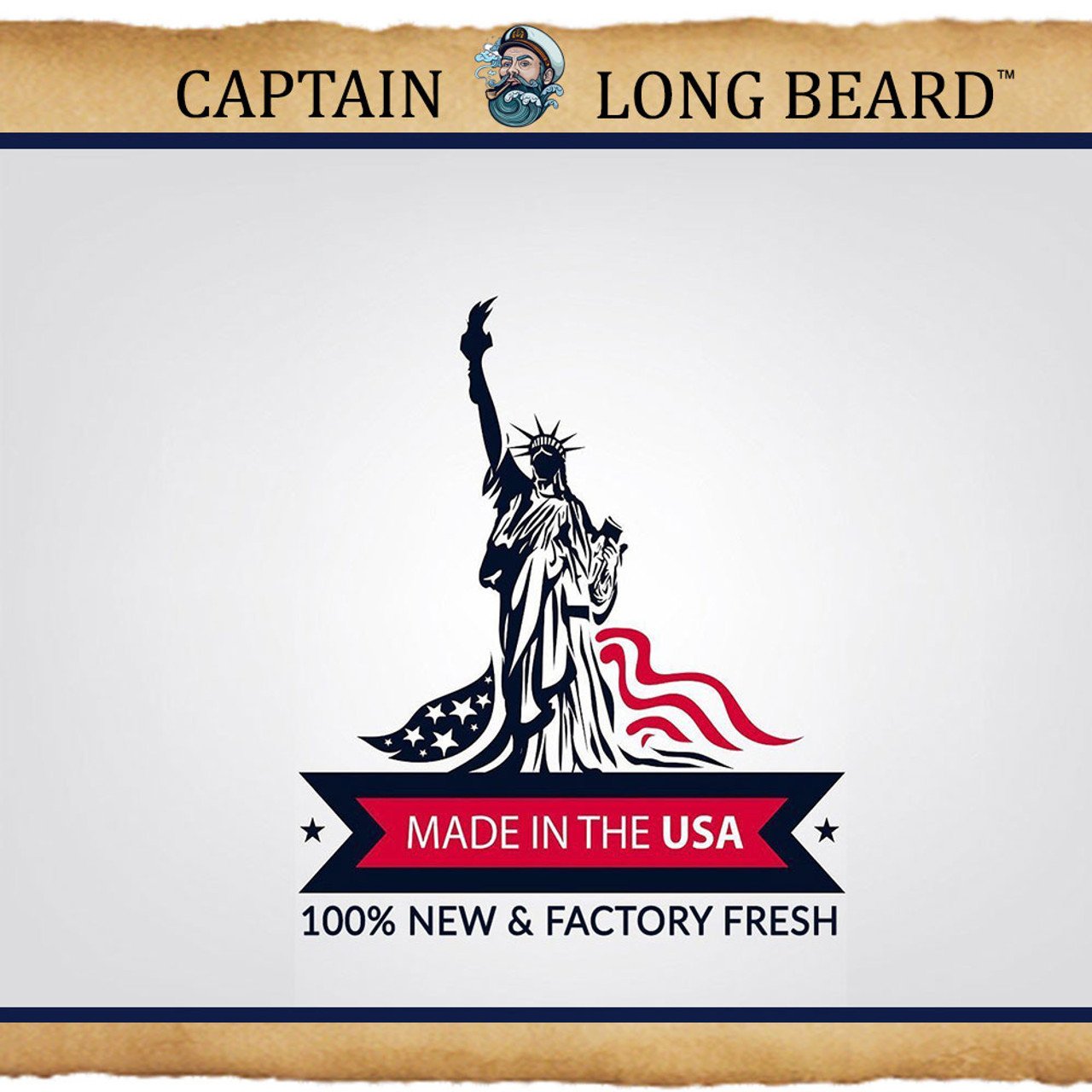 Captain Long Beard Rapid Beard Growth Formula - Powerful Blend with PABA, Horsetail Extract, Fo-Ti, Bamboo Extract, Stinging Nettle, Chinese Peony, Spirulina, Saw Palmetto, Plant Sterols, Alfalfa, and Barley - 60 Capsules – image 4