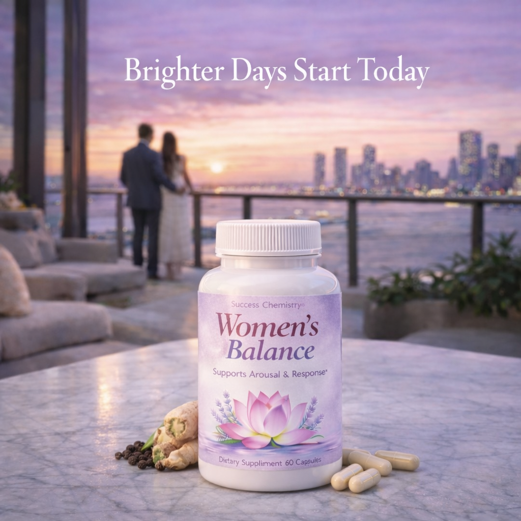 Success Chemistry Women's Balance – Female Libido & Arousal Support Supplement with L-Arginine, Maca, Ashwagandha, Ginseng & Zinc – 60 Capsules – image 6