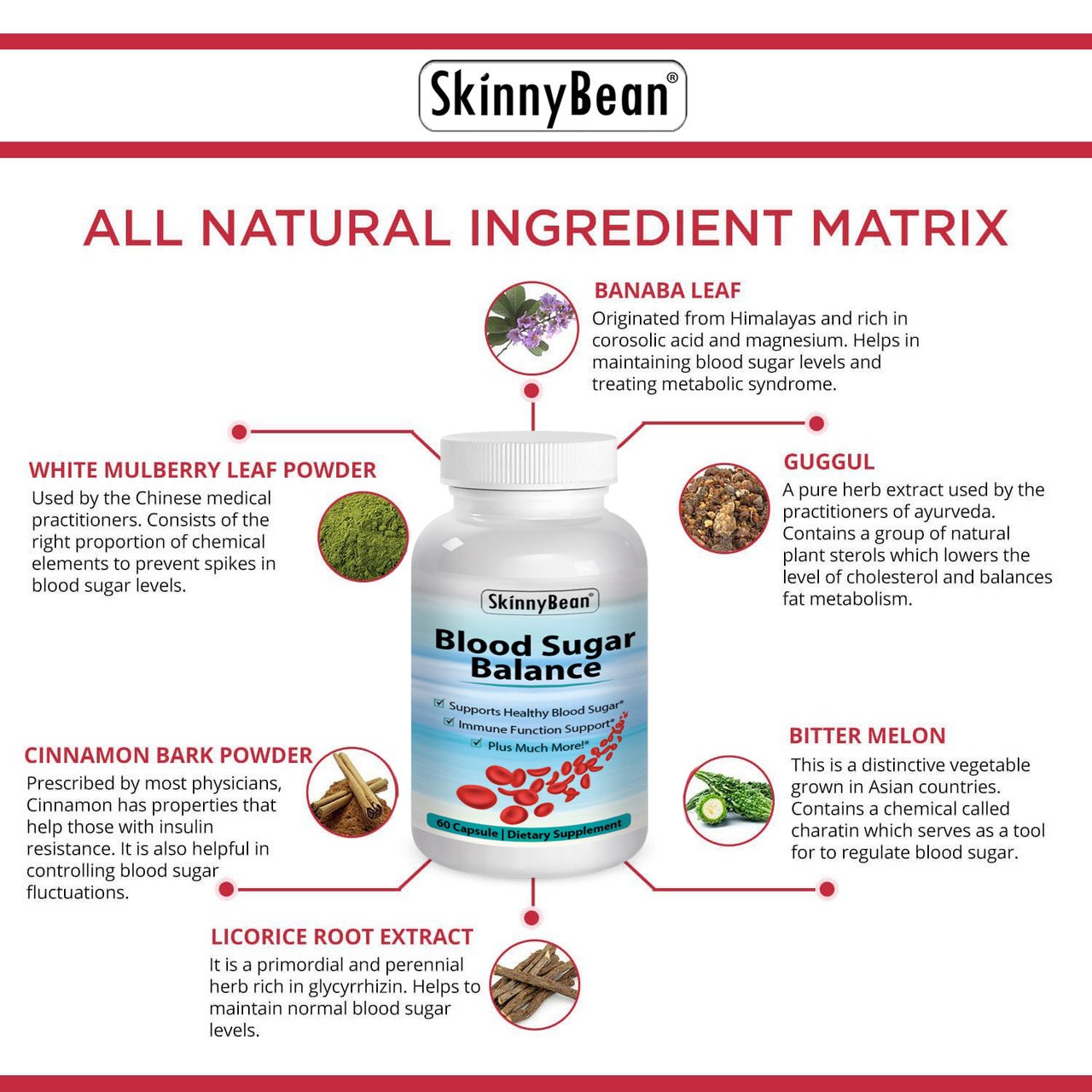 Balance Blood Sugar with Body Supplement by Success Chemistry - Support Healthy Glucose Levels and Metabolic Health with Natural Ingredients for Blood Sugar Control - 30 Day Supply - 470mg Per Serving - 60 Capsules – image 3