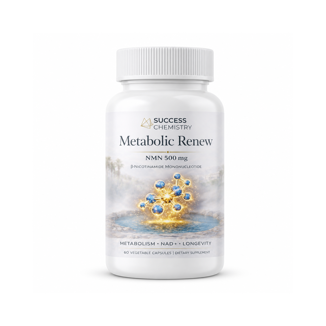 Success Chemistry Metabolic Renew - NMN 500 mg NAD+ Precursor Support - 60 Capsules – image 1