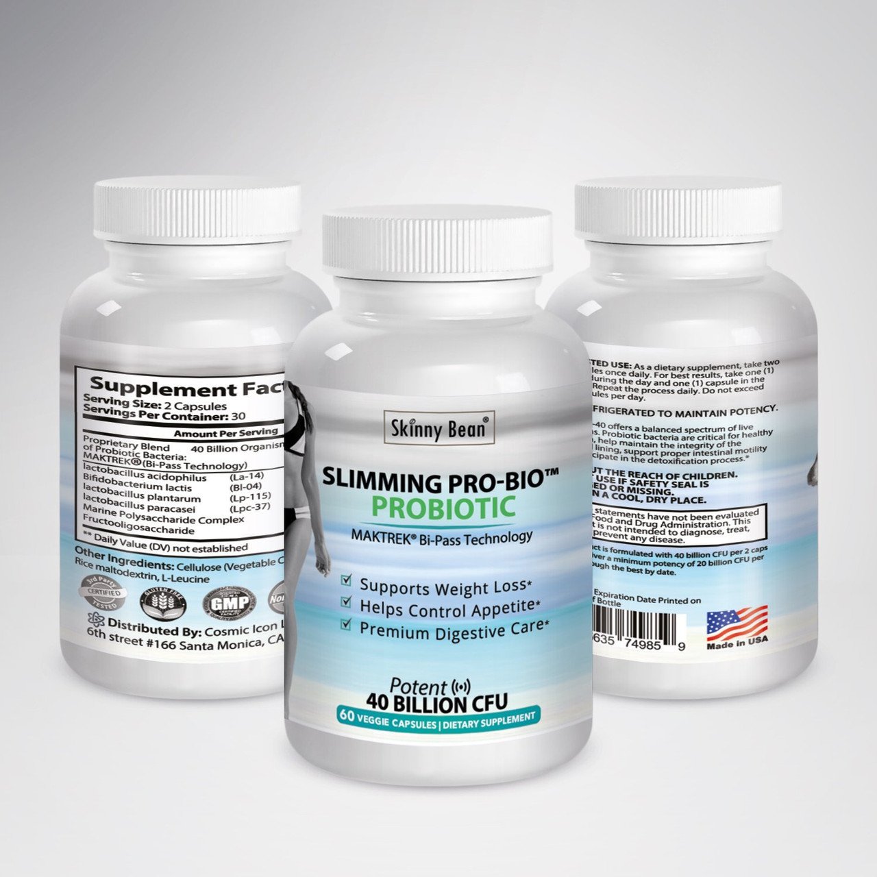 Womens Probiotic by Skinny Bean Probiotics best for Slimming – image 2